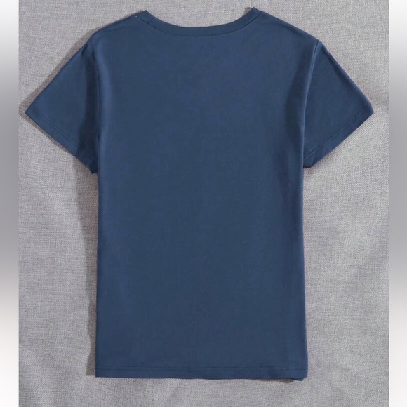 Women's Blue Graphic Tee Plus XXL NWT - Picture 2 of 4